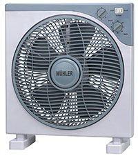 12" Floor box fan Muhler SMX-1250, 35W, timer, 5 fins