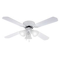 42'' Ceiling fan Muhler MCF-4262W N, 55W, lighting - 3 pcs bulbs, MDF