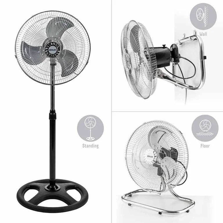 16” Industrial Stand Fan 3in1 FM-6136D